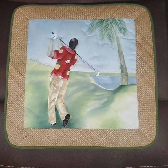 Vintage Hawaiian Pillow Shams Set of 4 - Picture 3 of 10